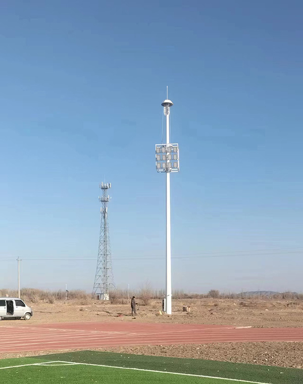 酒泉某部太陽能路燈安裝